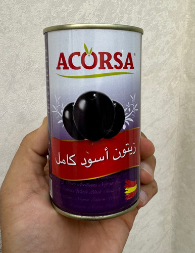 زیتون سیاه 350 گرمی Acorsa