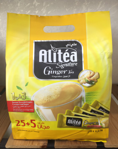 شیر چای علی تی با طعم زنجبیل ۳۰ عددی